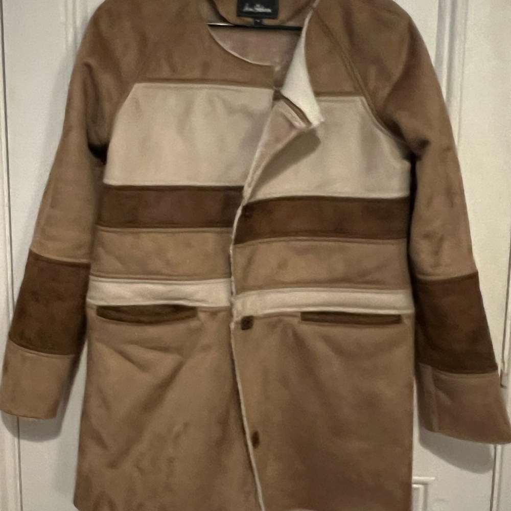 Stylish Tan and Brown Women's Coat